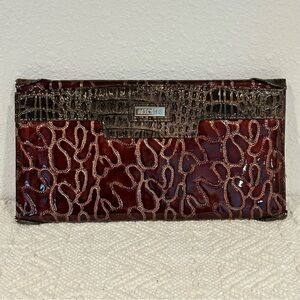 Miche Vintage Dani Purse Shell Cover Wine Red and Brown